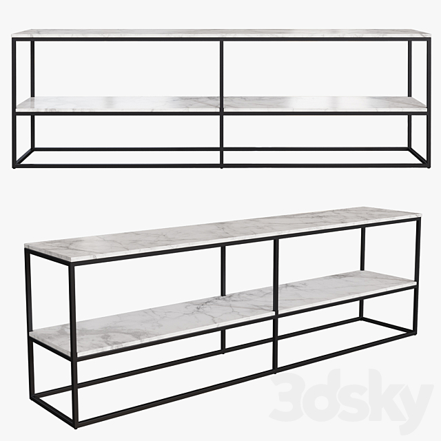 Lehome K045 Console Table 3ds Max - thumbnail 1