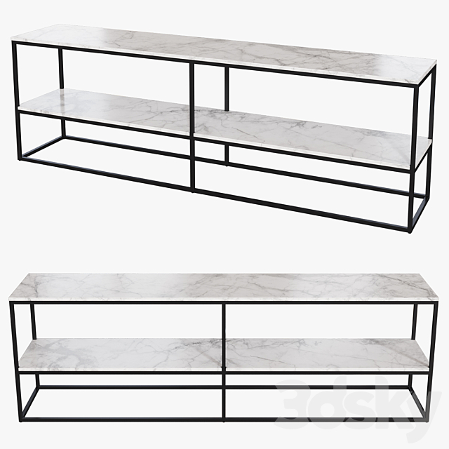 Lehome K045 Console Table 3ds Max - thumbnail 2