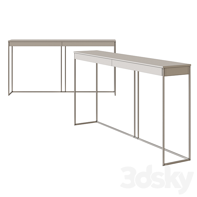 Lema Ella Console Table by David Lopez Quincoces 3DS Max Model - thumbnail 3