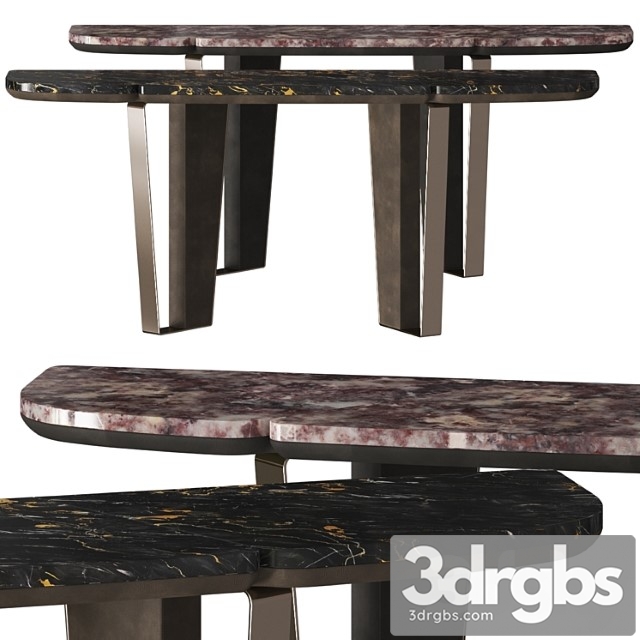 Longhi keope console tables - thumbnail 1