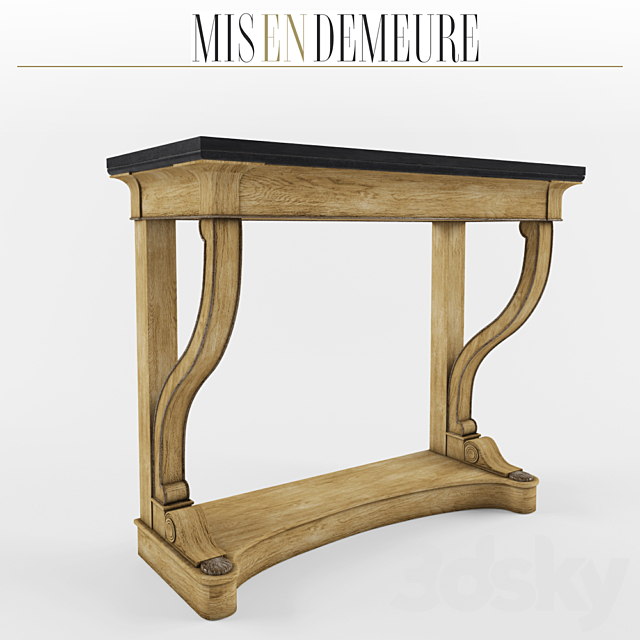 Lucienne Monique lamp and console Misendemeure 3DSMax File - thumbnail 2