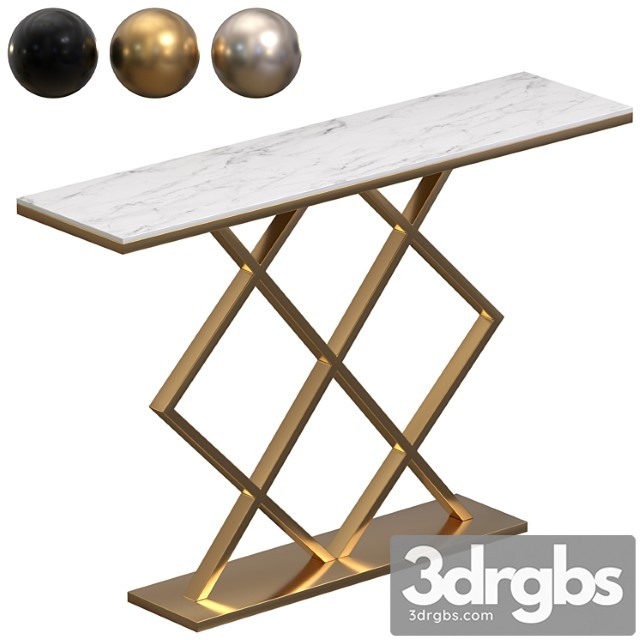 Lux-347 matrix console table - thumbnail 1