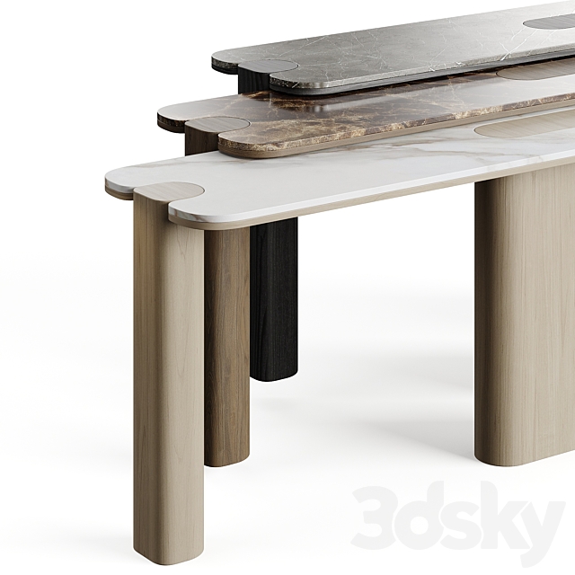 LuxLucia Casa ROSIE Circle Console 3ds Max - thumbnail 2