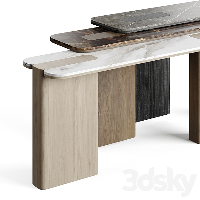 LuxLucia Casa ROSIE Console Table 3ds Max - thumbnail 3