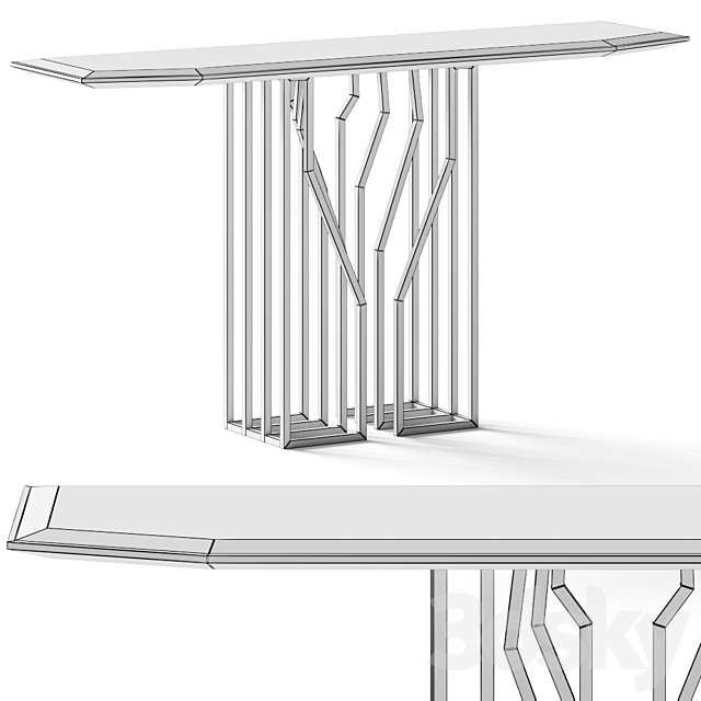 Luxxu Scarp Console Table 3ds Max - thumbnail 2