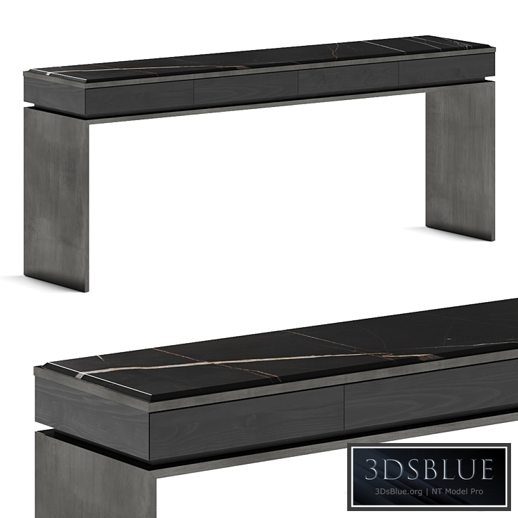 Malerba Black & More Console Table 3DS Max - thumbnail 3