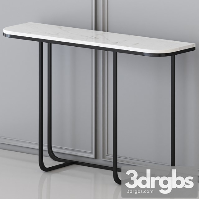 Manor park black – console table - thumbnail 1