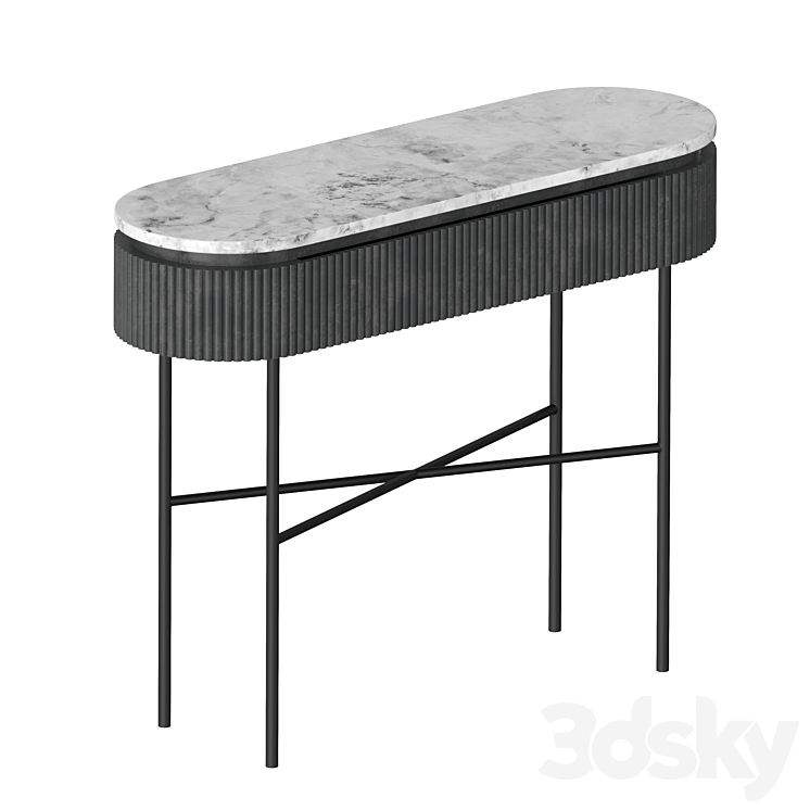 Marble Console 3DS Max Model - thumbnail 1