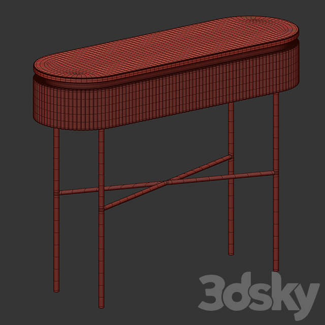 Marble Console 3DS Max Model - thumbnail 4