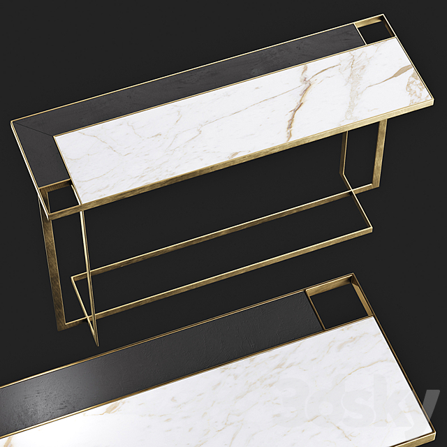 Marioni gary console table 3ds Max - thumbnail 3