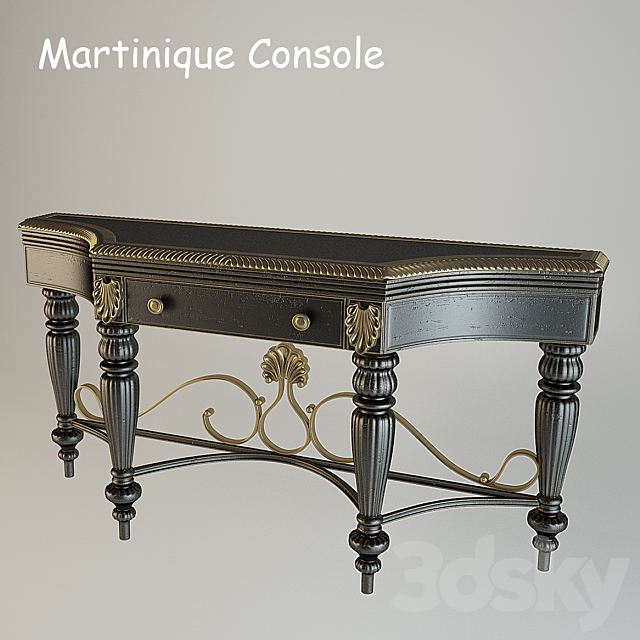 Martinique Console MTQ06 3ds Max - thumbnail 1