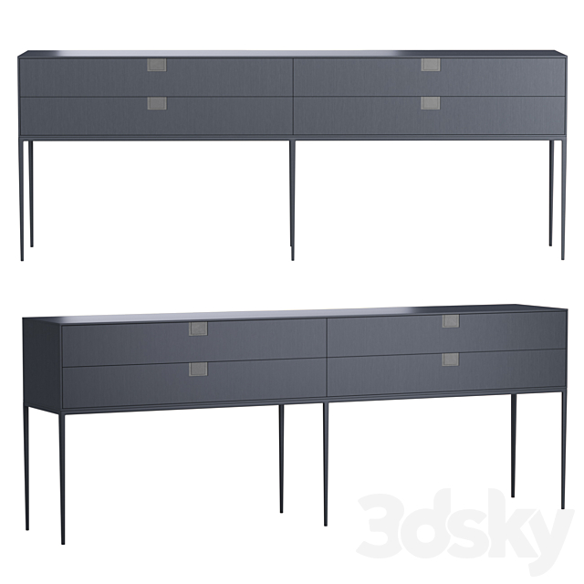 Maxalto Alcor Consoles _ Console B&B Italia 3DSMax File - thumbnail 5