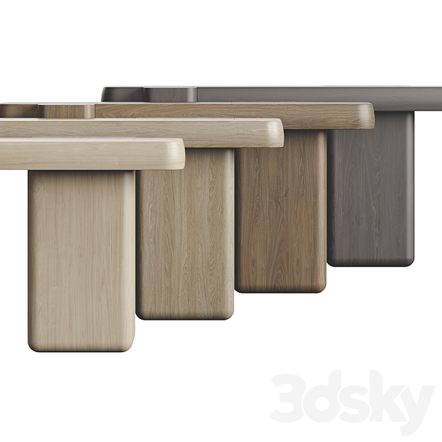 Michel Amar Puzzle Console Table 3DSMax File - thumbnail 6