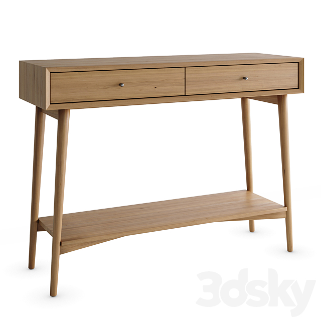 Mid century console 3DS Max Model - thumbnail 2