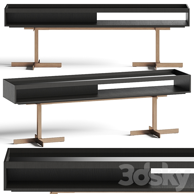 Minotti Close Console Table 3ds Max - thumbnail 1