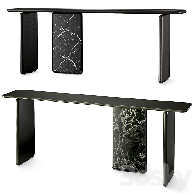 Minotti Drake Console Tables 3ds Max - thumbnail 1