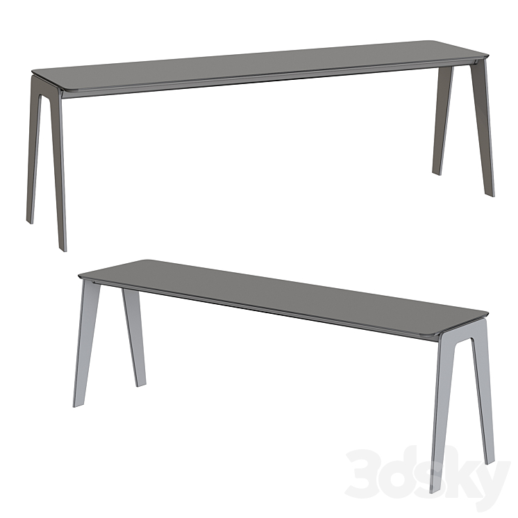 Minotti Kirk – console table 3DS Max - thumbnail 2