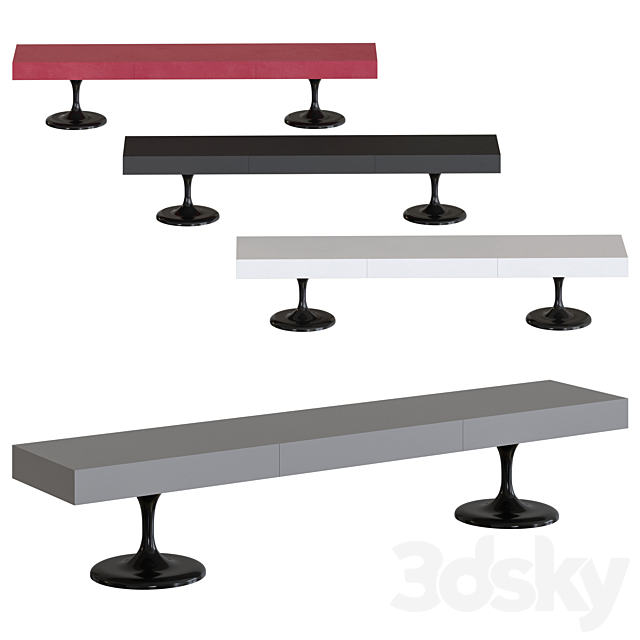 Minotti lane console table 3DSMax File - thumbnail 1