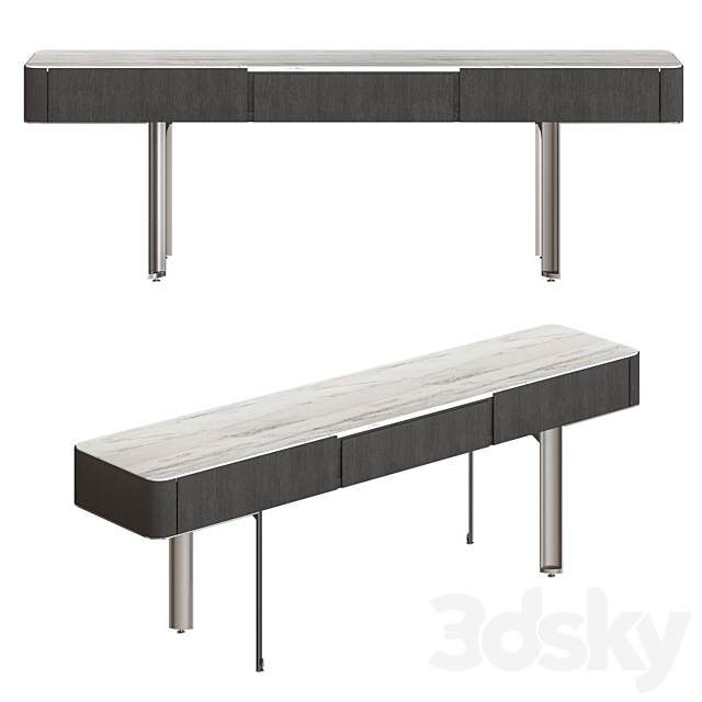 Minotti Lou Console Table 3DSMax File - thumbnail 1