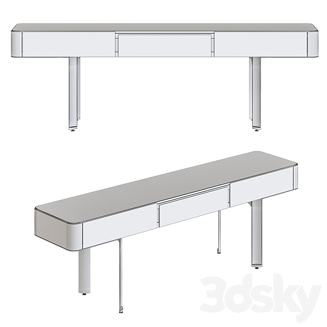 Minotti Lou Console Table 3DSMax File - thumbnail 2