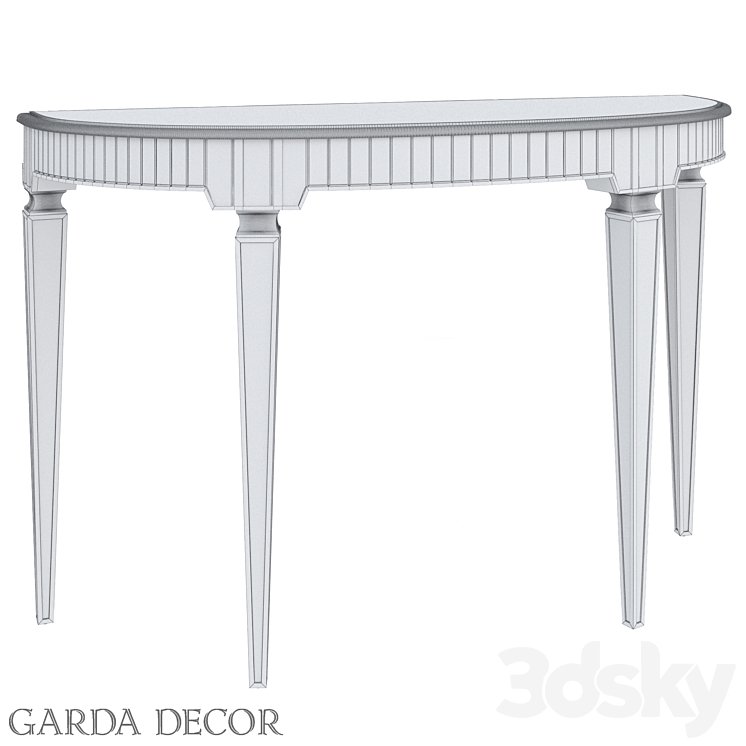 MIRROR CONSOLE KFG080 Garda Decor 3DS Max - thumbnail 2