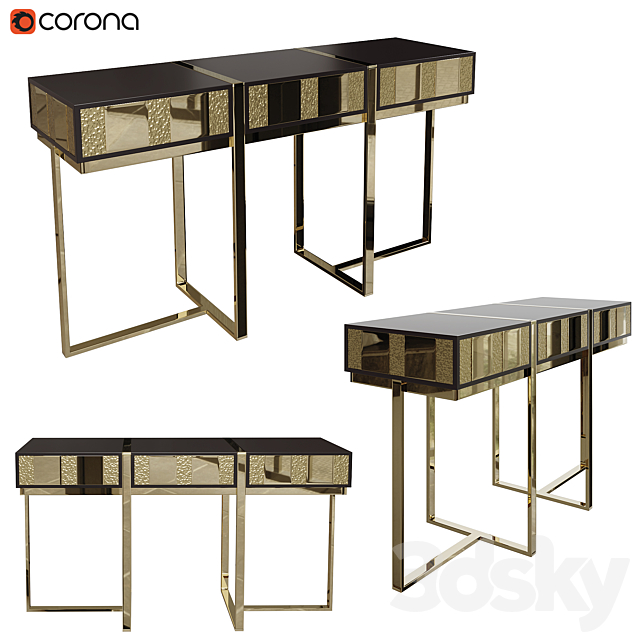 Mondrian Console 3DSMax File - thumbnail 1