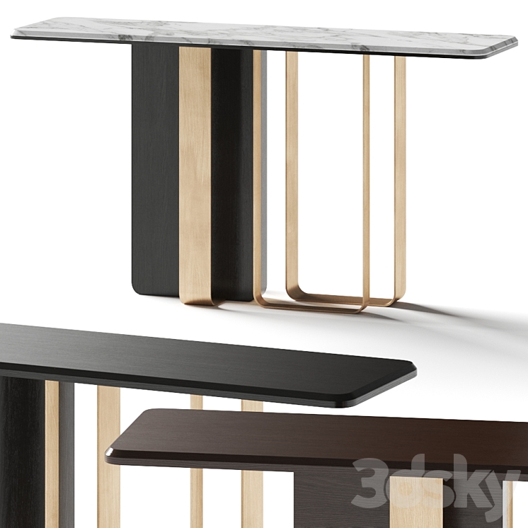 Oasis Group Saint-Germain Console Table 3DS Max - thumbnail 1