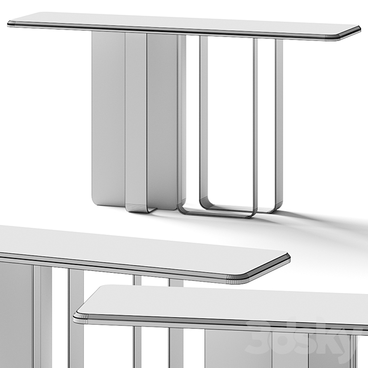 Oasis Group Saint-Germain Console Table 3DS Max - thumbnail 2