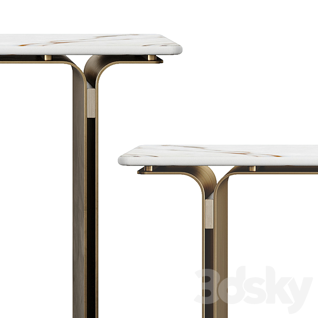 Olivya Stone Denos Console Table 3DSMax File - thumbnail 6