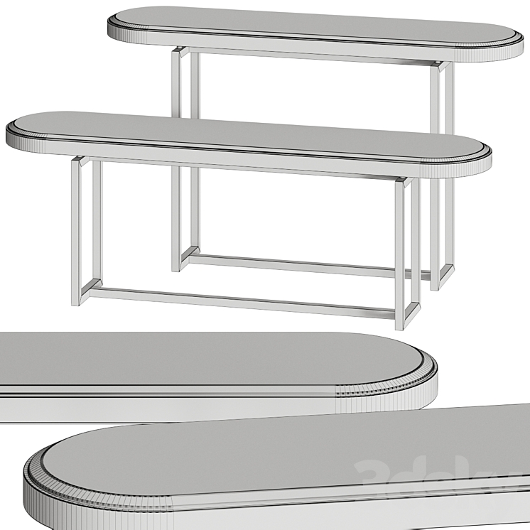 Opera Contemporary Isabel Console Tables 3DS Max - thumbnail 2