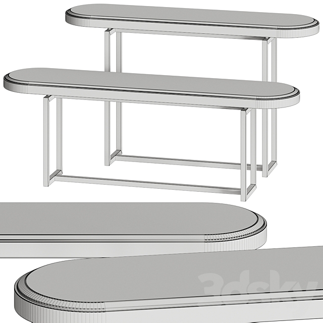 Opera Contemporary Isabel Console Tables 3DSMax File - thumbnail 2