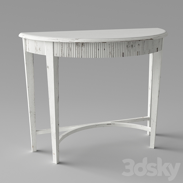 Parisio Demilune Console Table by Uttermost 3DS Max - thumbnail 1