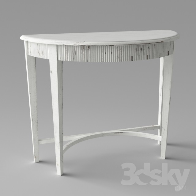 Parisio Demilune Console Table by Uttermost 3DS Max - thumbnail 3