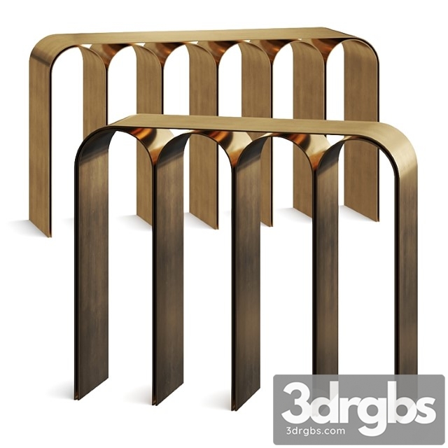 Pietro franceschini arch console tables - thumbnail 1