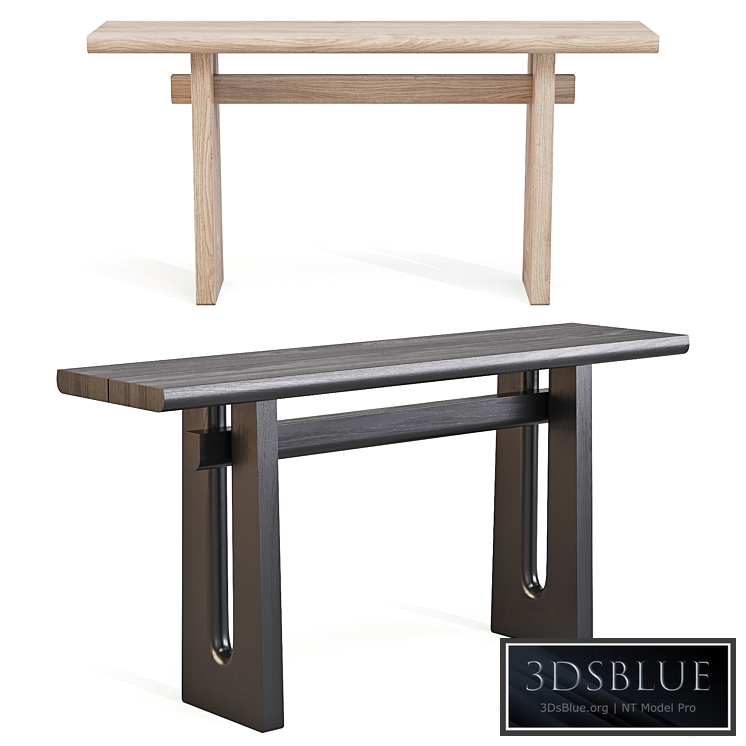 Poliform: Nara – Console Table 3DS Max - thumbnail 3