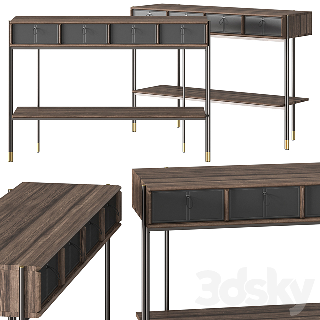 Porada Bayus 8 Console Table 3DSMax File - thumbnail 1