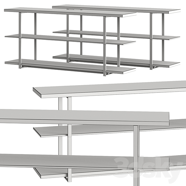 Porada Modus Console 3DSMax File - thumbnail 2