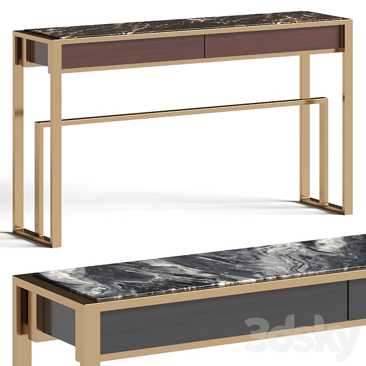 Porus Studio Sutter Console Table 3DS Max - thumbnail 1