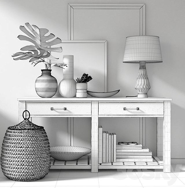 Pottery Barn set 2 3DSMax File - thumbnail 3