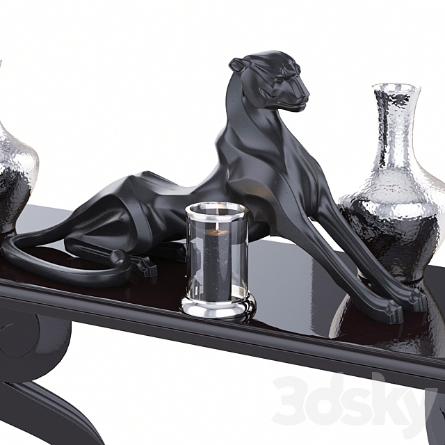 Ralph Lauren mayfair scroll console Eichholtz Cheetah 3DSMax File - thumbnail 2