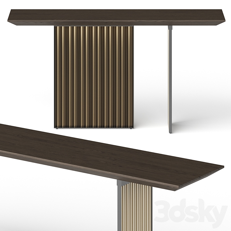 Reflex Monolite Console Table 3DS Max - thumbnail 1