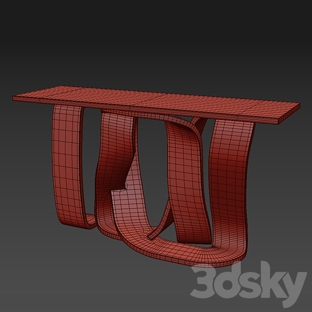 Ribbon Console Koket 3DSMax File - thumbnail 7