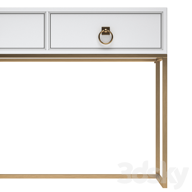 Rosenda console table 3DS Max Model - thumbnail 3