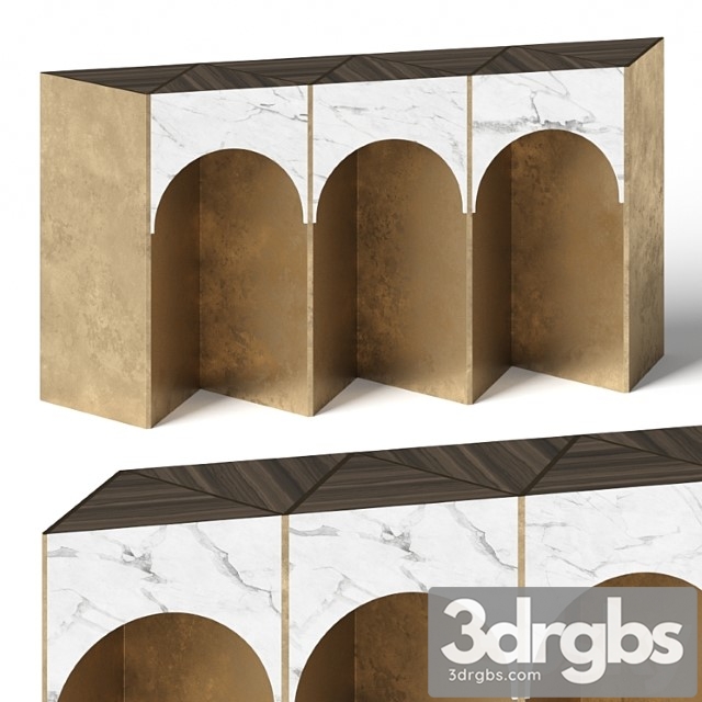 Rossato Arredamenti Lauren Console Table 3dsmax Download - thumbnail 1