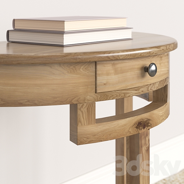 Safavieh Liana Oak Console 3DSMax File - thumbnail 2