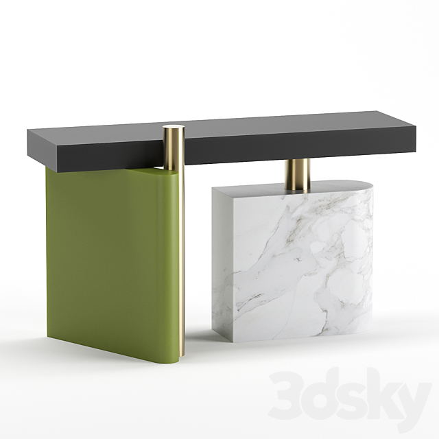 San Vitale Console Table by Julia Eliseeva 3DSMax File - thumbnail 1