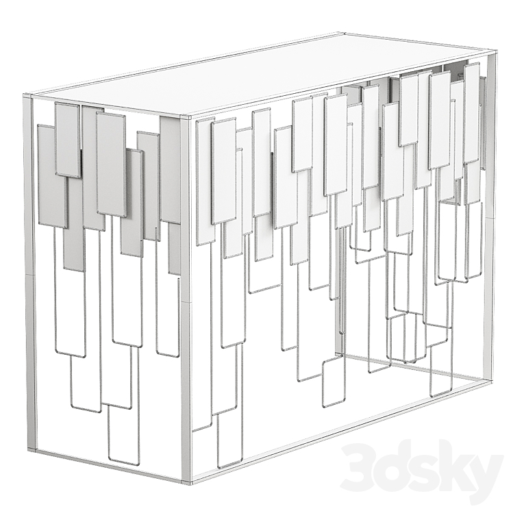 Skyline console table 3DS Max - thumbnail 2