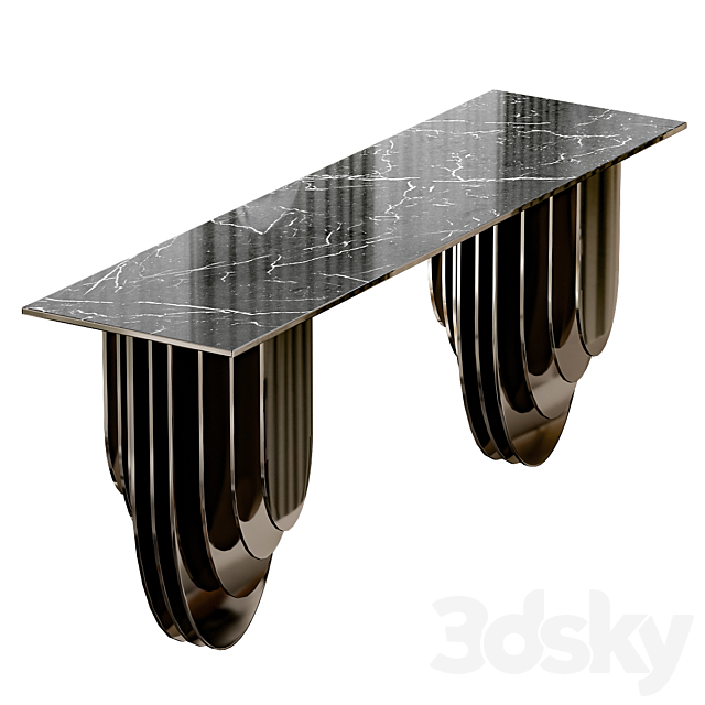 Stripe art III console 3ds Max - thumbnail 1