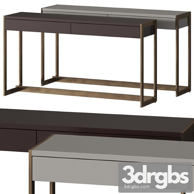 Stylish Club Manhattan Console Tables 3dsmax Download - thumbnail 1