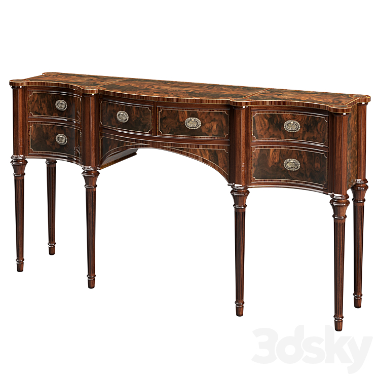 Theodore Alexander Stanhope Row sideboard 3DS Max - thumbnail 1